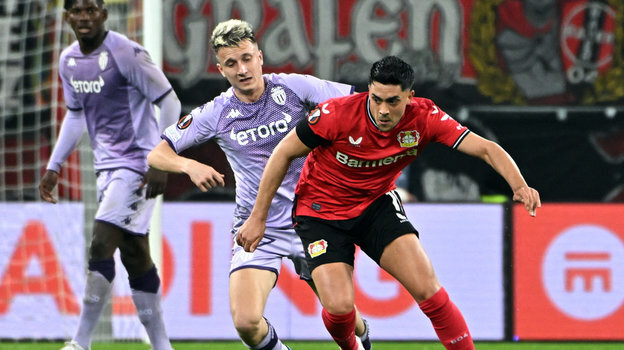    «Байер» — «Монако». Александр Головин. Reuters