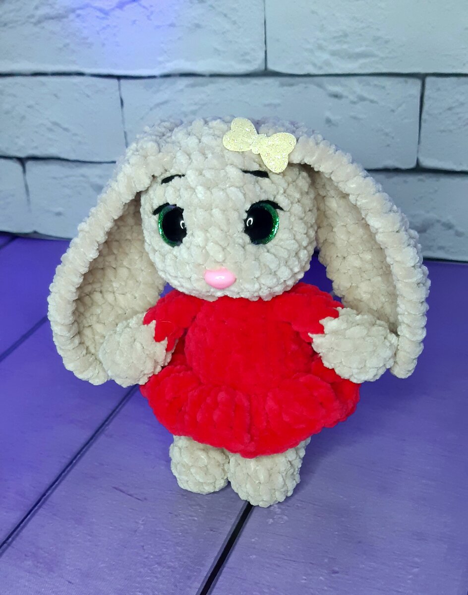 Милая зайка. МК есть на моём канале 🤗
