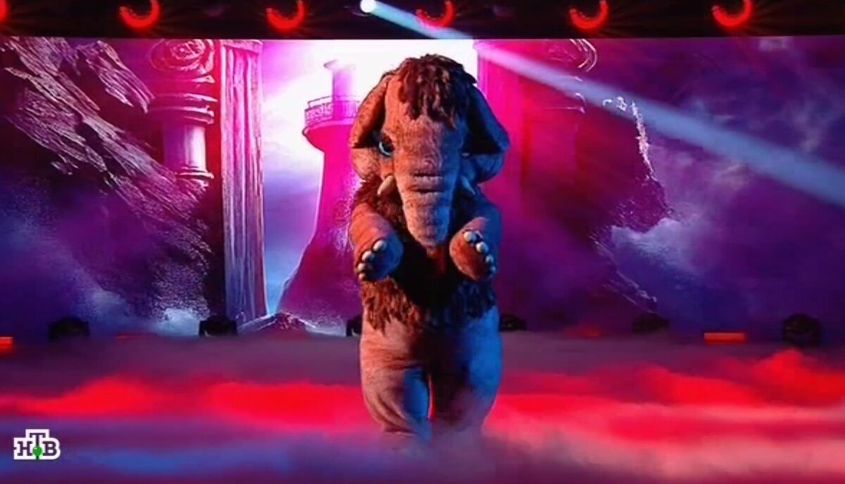 Мамонтёнок в шоу "Маска"