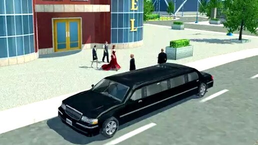 ЛИЧНЫЙ ВОДИТЕЛЬ ПРЕЗИДЕНТА ИГРА НА ТЕЛЕФОНЫ АНДРОИД HOLLYWOOD LIMOUSINE DRIVER SIM