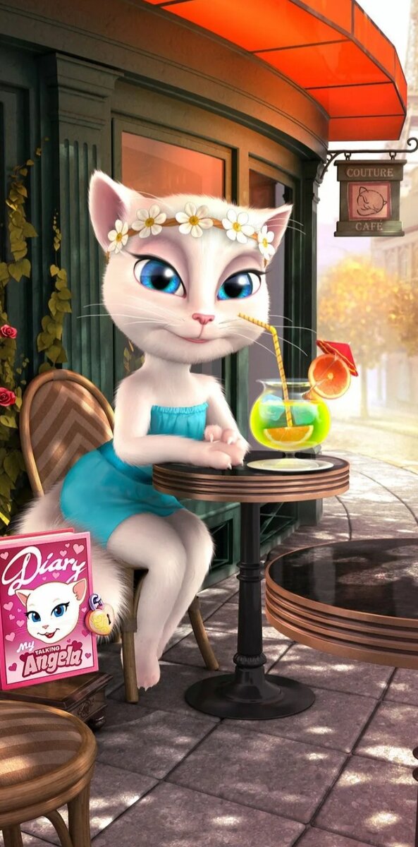 Talking Angela - кошечка с историей