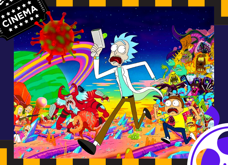 Заставка к статье о мультсериале "Рик и Морти"