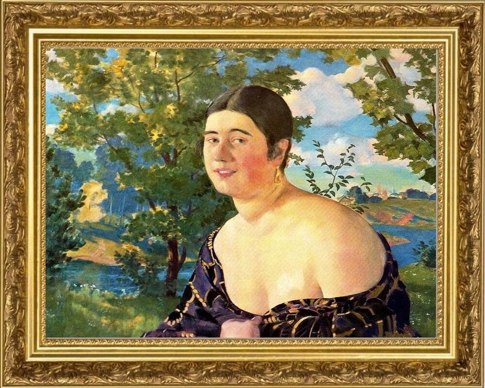 Кустодиевские женщины картины