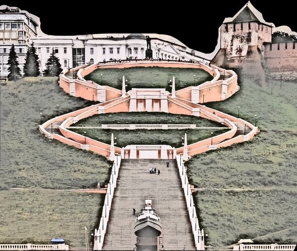 Чкаловская лестница