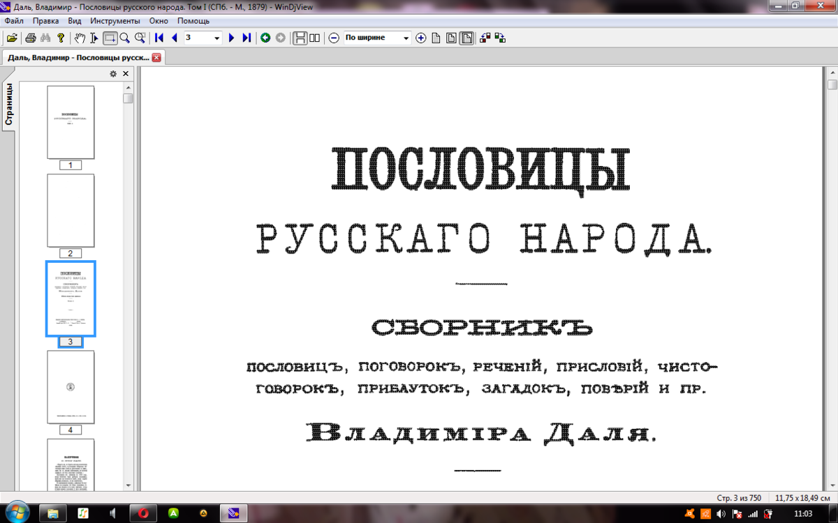 Помимо своего знаменитого словаря, В.И. Даль создал немало замечательных трудов.
