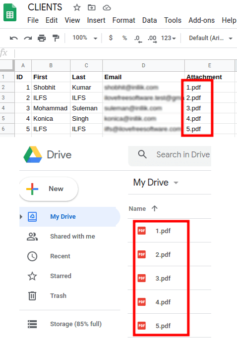 готов гугл лист
