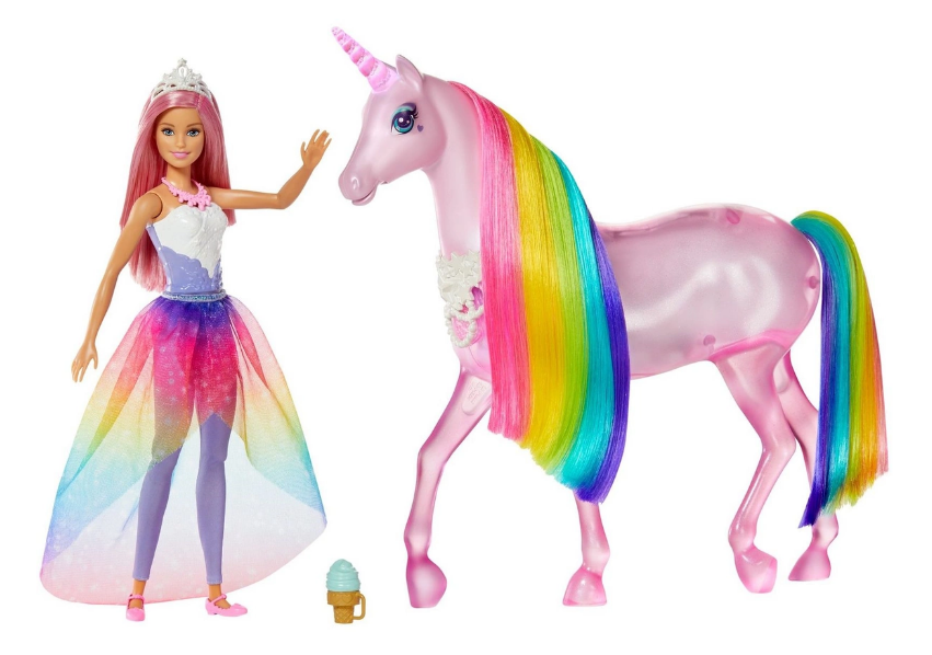 Набор игровой "Barbie и Радужный единорог"