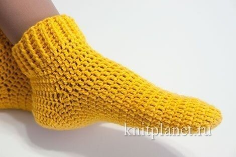 Вязание носков крючком. Пособие для начинающих