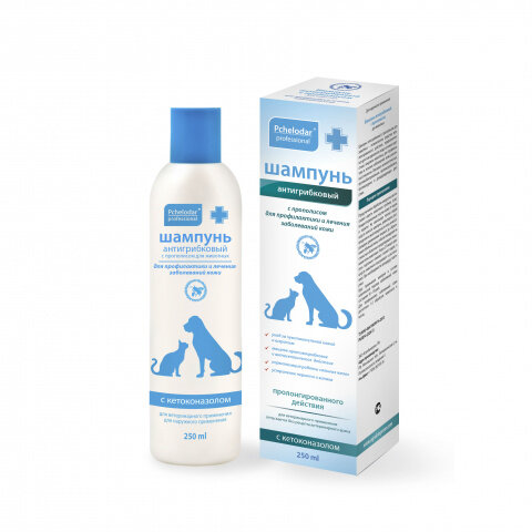 Лечебный шампунь Пчелодар от грибка, перхоти. 