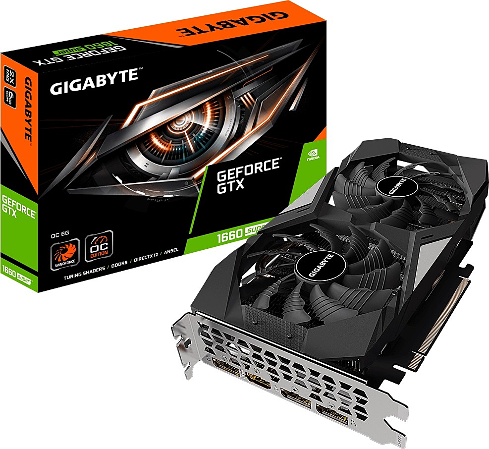 На фото Gigabyte GTX 1660 SUPER за 17 900 рублей