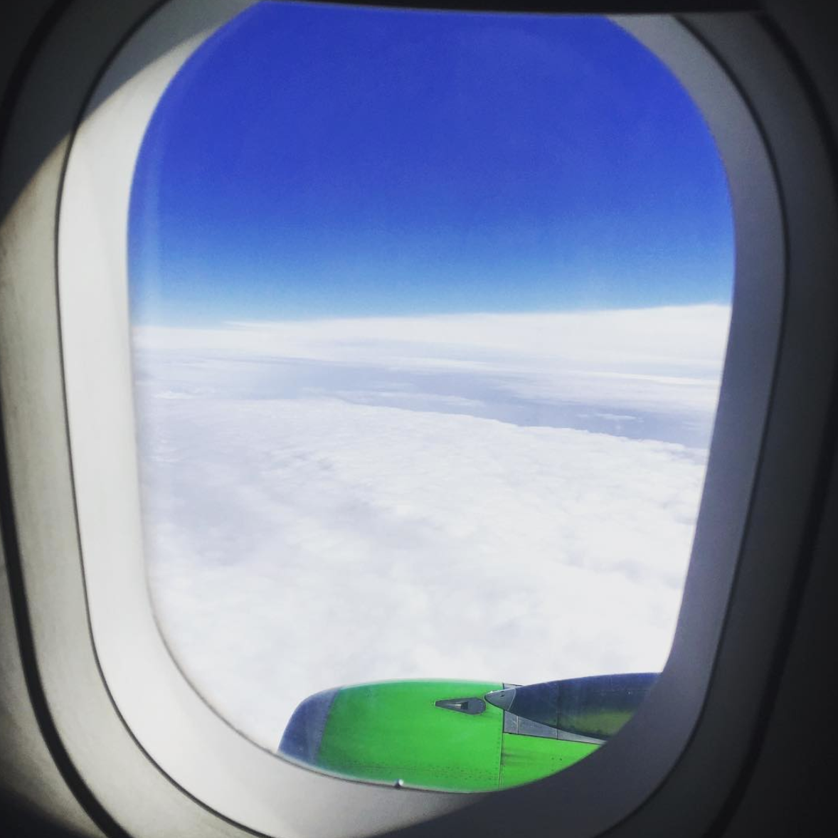 Вид из окна самолета S7