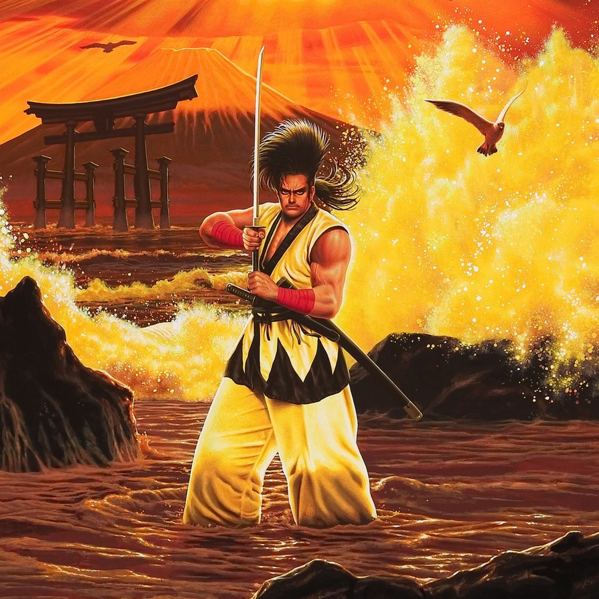 Хаомару - ронин из игры Samurai Shodown