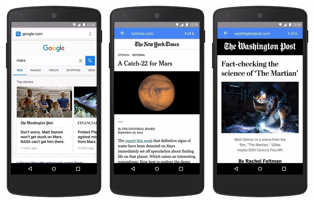 AMP в выдаче Google