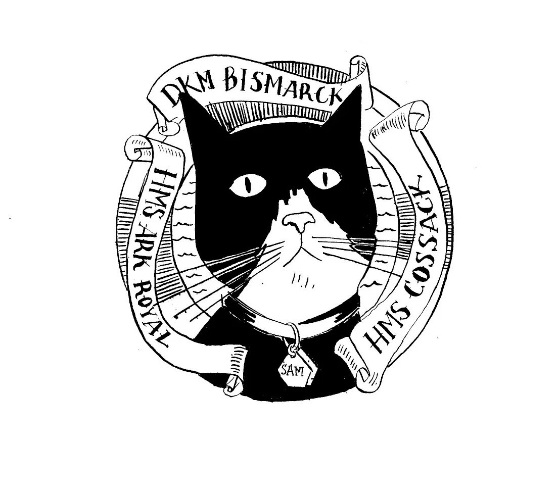 Гравюра в честь приключений славного котика