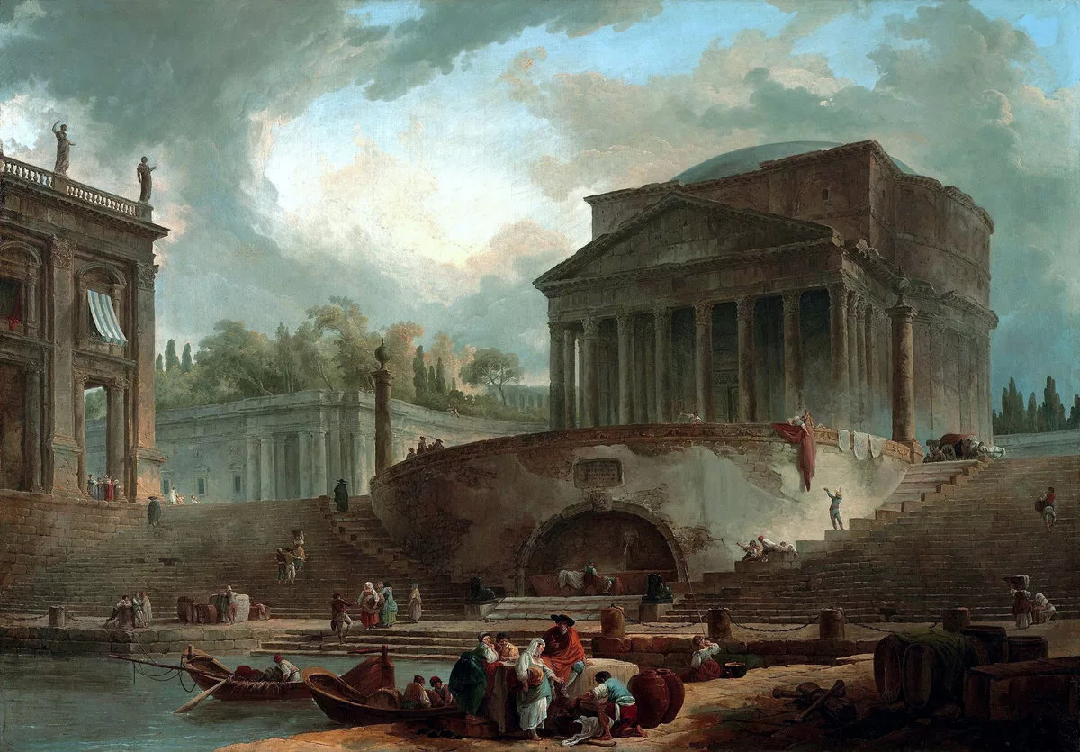 Картины древности. Гюбер Робер (Hubert Robert, 1733-1808, French). Юбер Робер художник. Юбер Робер (1733–1808). «Руины». Гюбер Робер древний Рим.