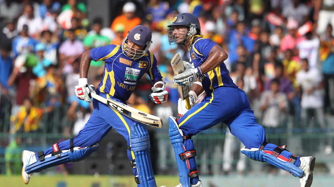 Махела Джаяварде (Mahela Jayawardene) и Кумар Сангаккара (Kumar Sangakkara). Фото: Getty Images