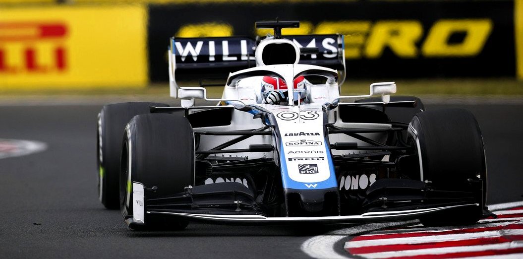 Джордж Рассел за рулём Williams на Гран-при Венгрии 2020