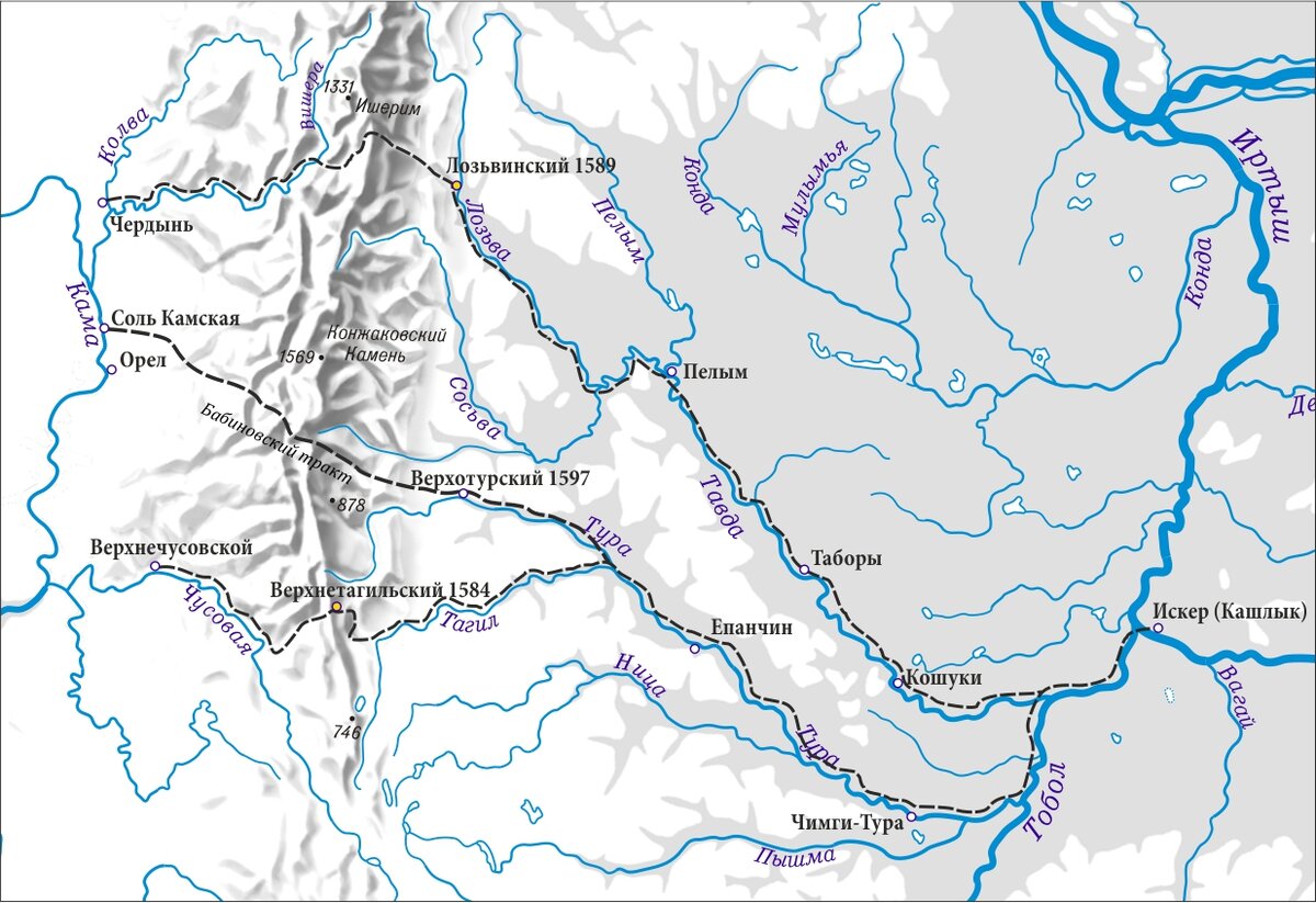 Река шайтанка салехард карта