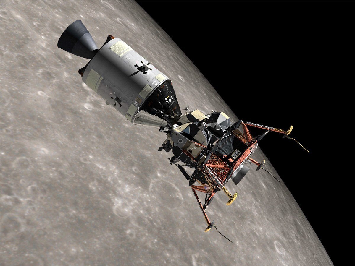 Корабль Аполлон 11. Космический аппарат Аполлон 11. Лунный модуль Аполлон 11. Лунный модуль корабля Аполлон 11 НАСА.