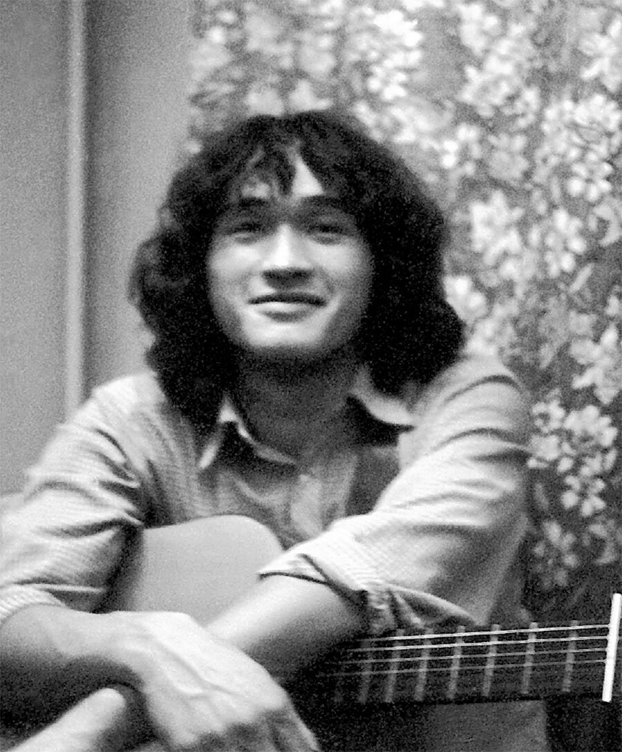 Виктор Цой. 1982 год. фото из архива Сергея Котегова