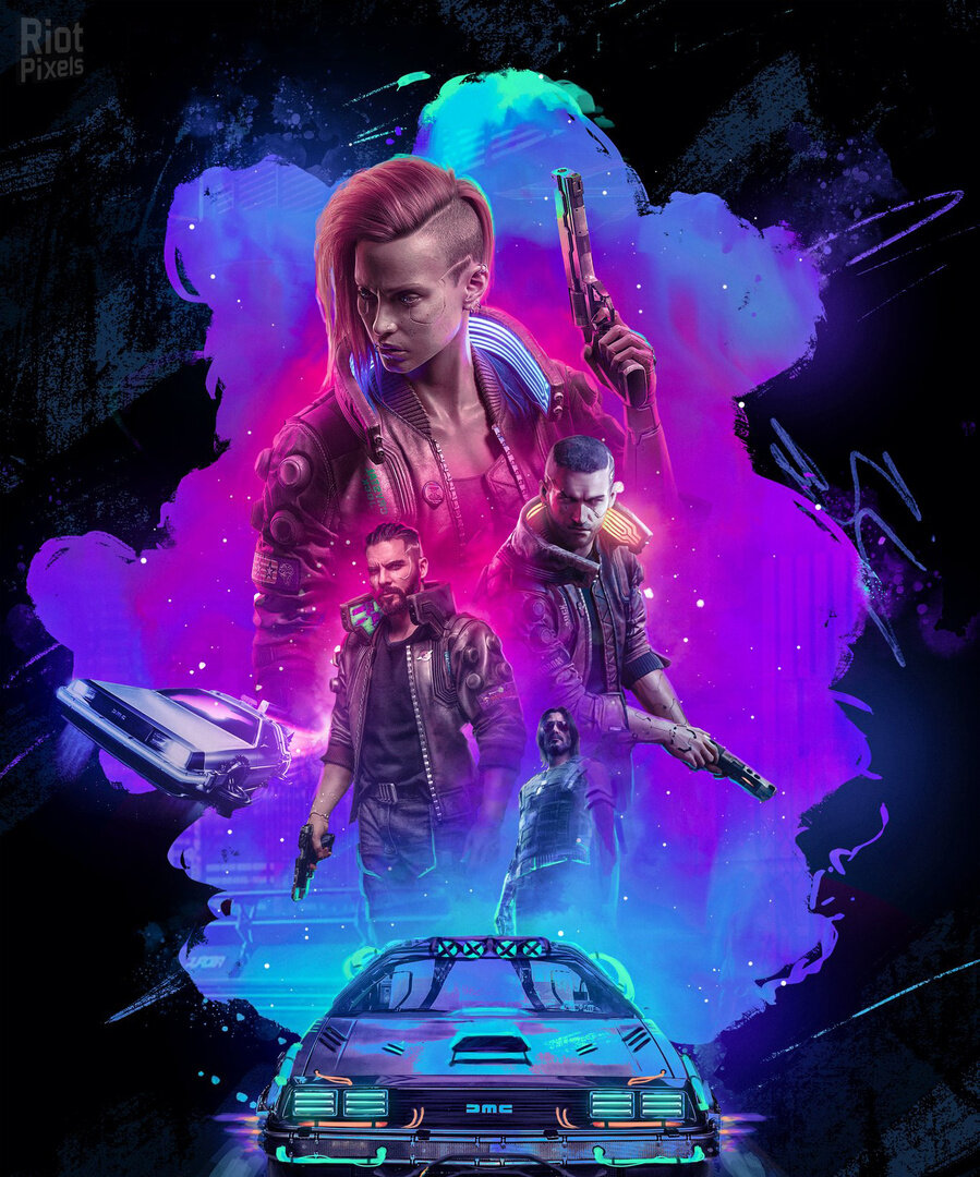 Арт по Cyberpunk 2077. Изображение из открытых источников