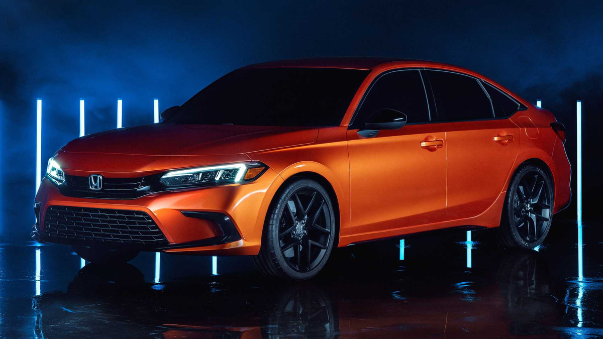 Прототип Honda Civic 2022: смелый внешний вид, новейшие технологии, безопасность.