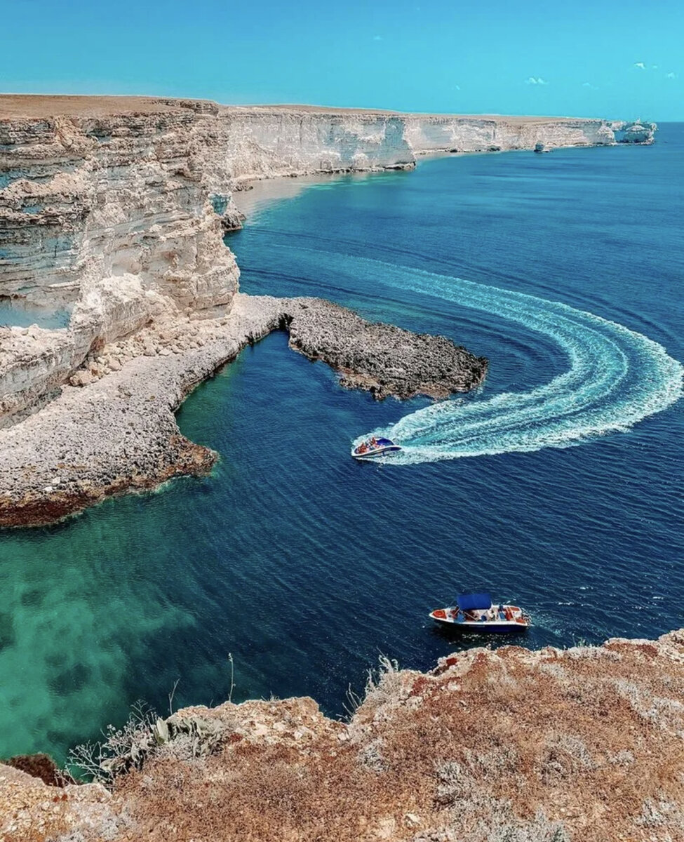 Мыс Тарханкут на Западе Крыма