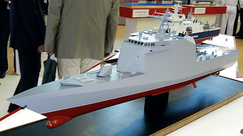 Макет корвета проекта 20386. Источник изображения: flotprom.ru