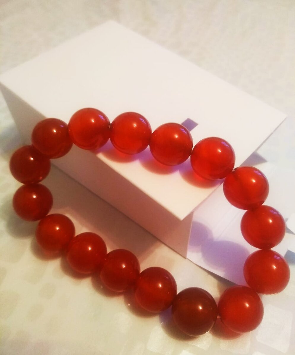 Браслет из натурального камня Сердолика