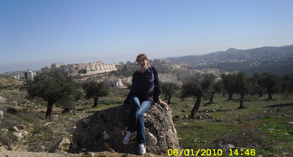 Обе фотографии автора поста с видом на Вифлеем сделаны  в аккурат накануне Рождества