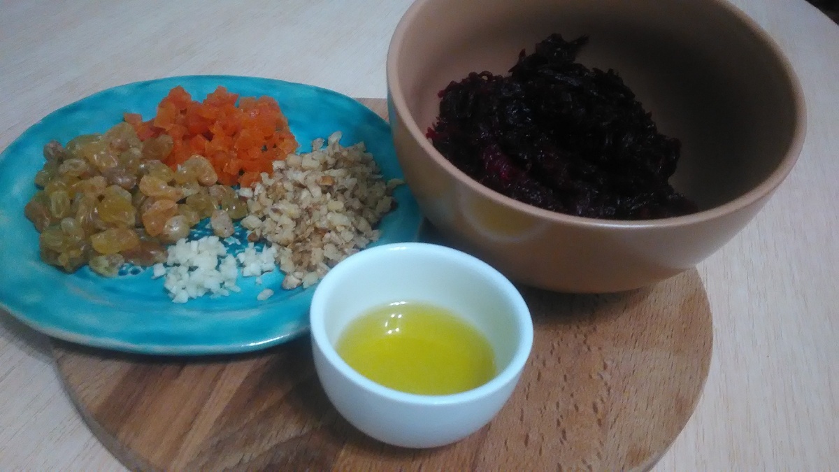 Ингредиенты перед смешиванием