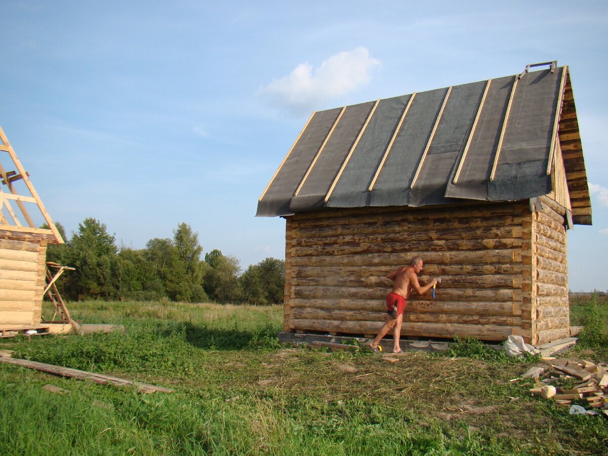 Так баня простояла больше двух лет.