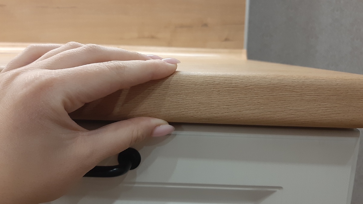 Моя столешница из ЛДСП, шириной 4 см.