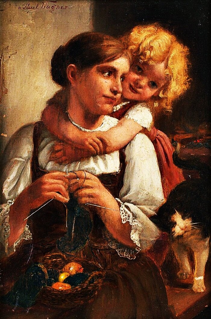 Пауль Герман Вагнер (мать и дочь) 