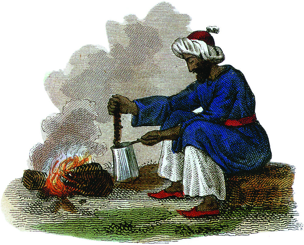                                                  Эфиопский врач делает бодрящий отвар