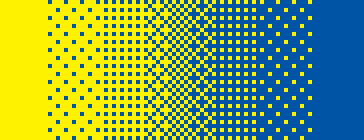 
Продвинутая версия, позволяет получить наиболее плавный переход от одного цвета к другому (путём кропотливого отрисовывания).