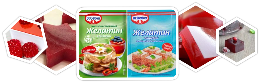 Желатин и мармелад из него