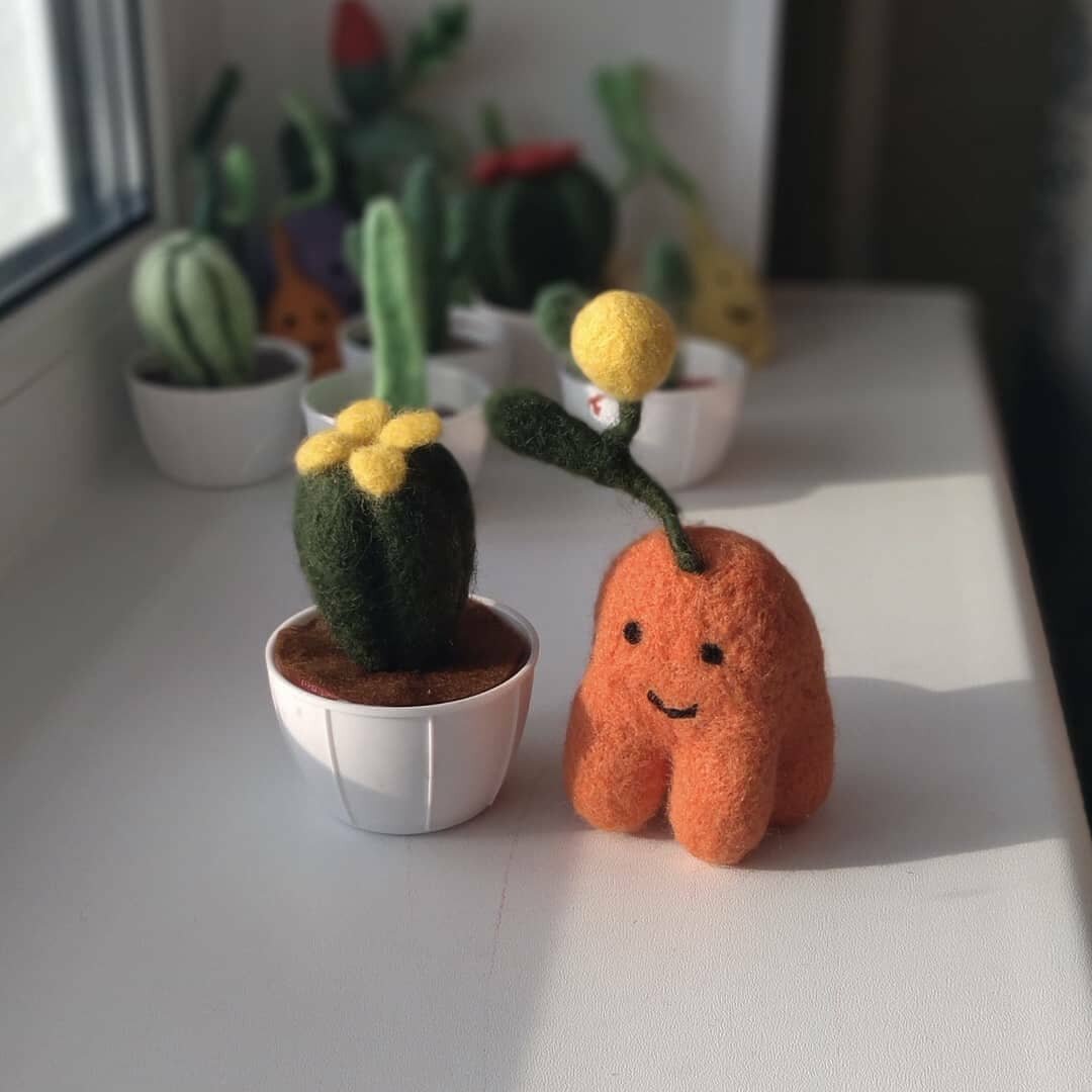 Мои игрушки в технике сухого валяния