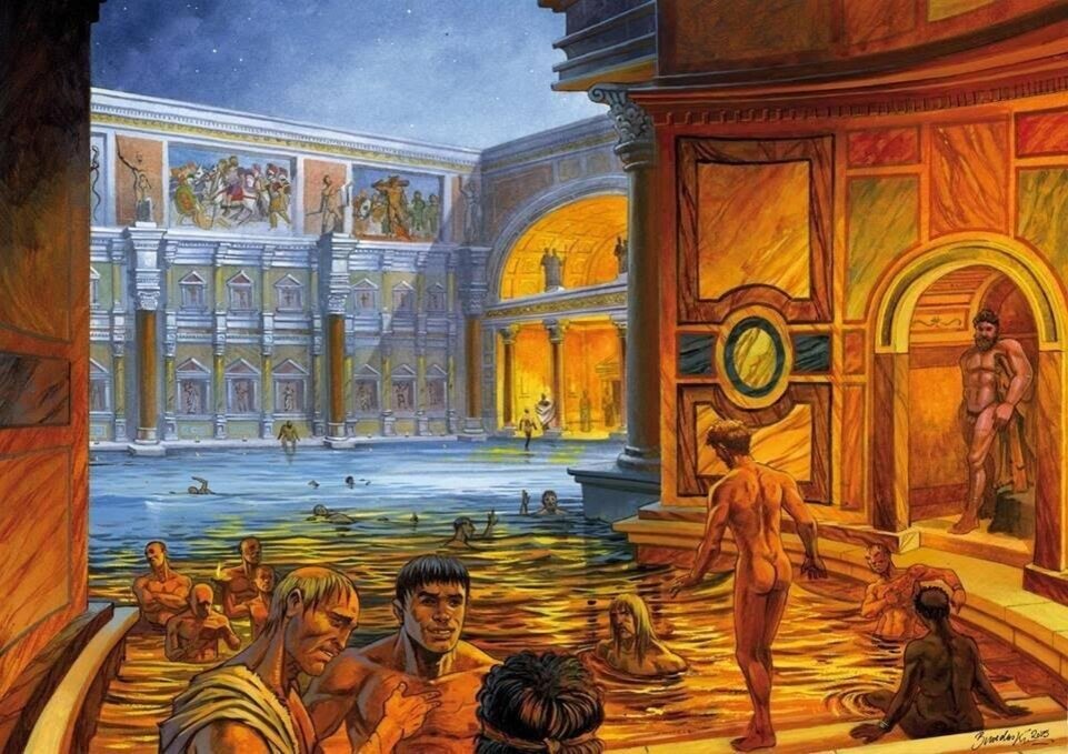 Бассейны древнего рима. Термы в древнем Риме. Древний Рим термы бани купальни. Термы общественные бани в древнем Риме. Римские бани в древнем Риме.