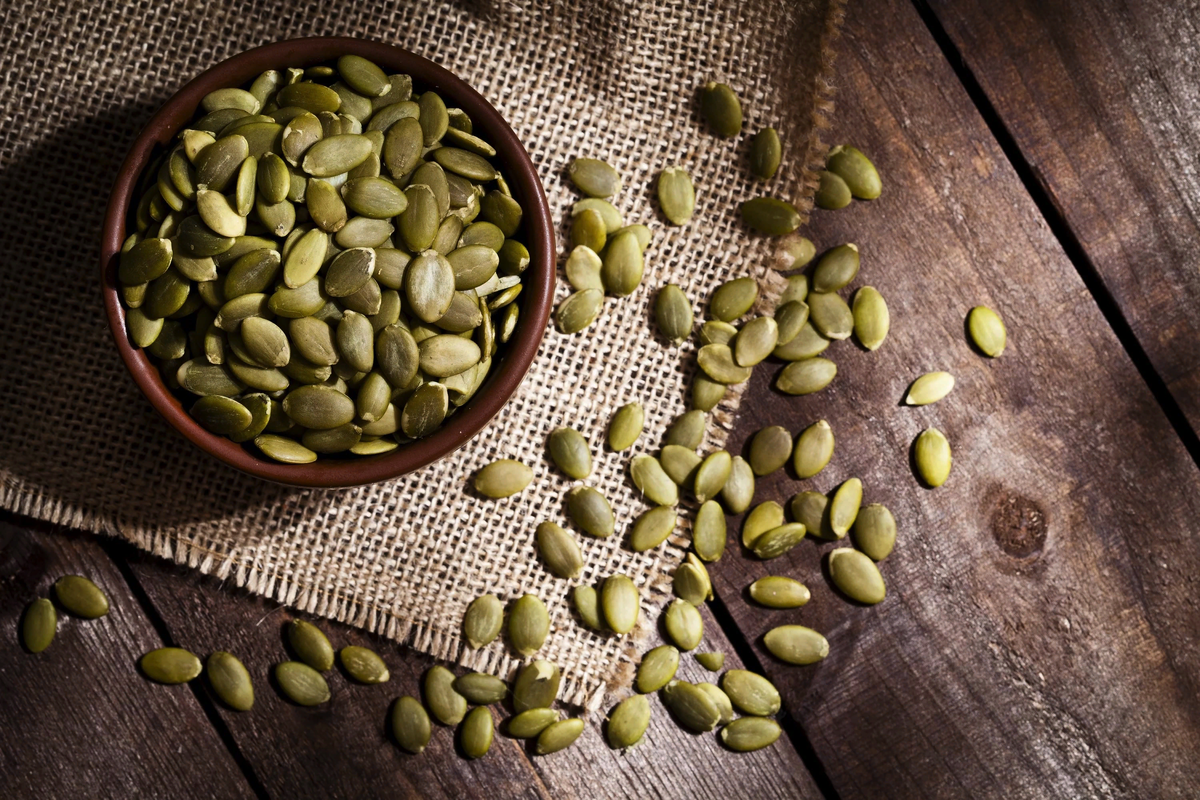 Тыквенные семечки.