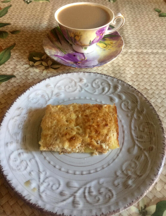 Творожная запеканка с яблоками в духовке ПП