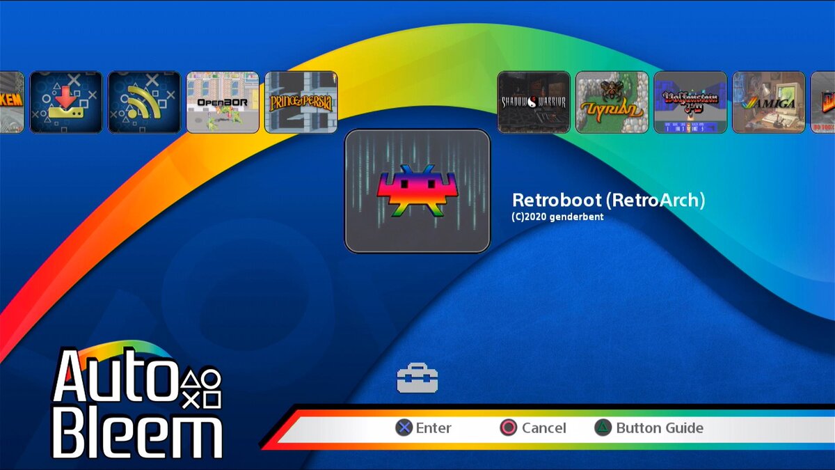 У Autobleem красивое меню и функционально как родное.