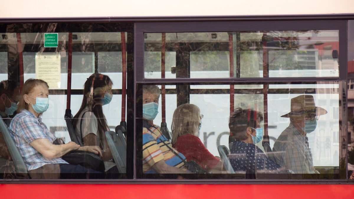 Экран в автобусе. Автобус 189. Bus Window.