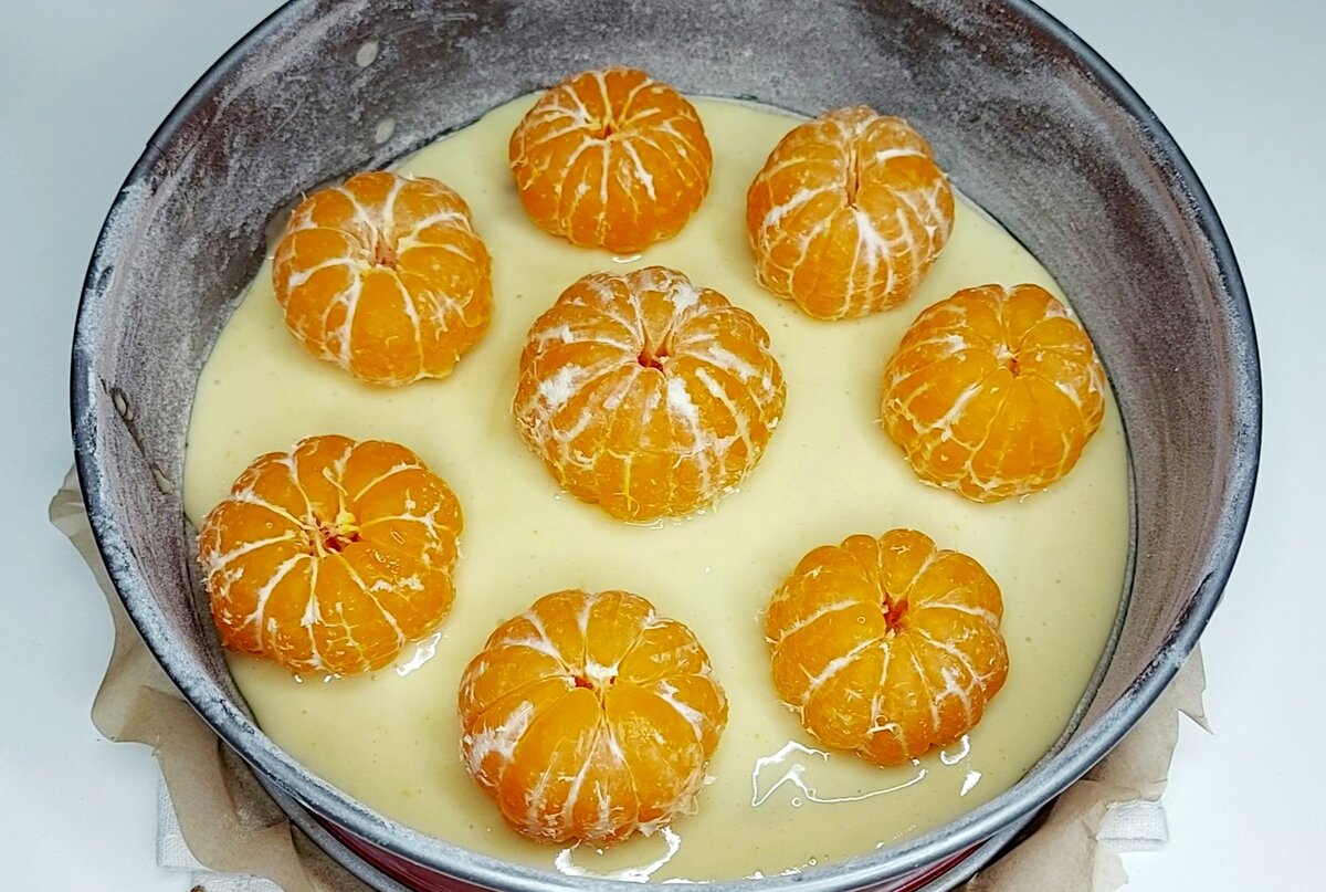 Рецепт отличного пирога к чаю🍊Мандариновый пирог🍊 | Кира Гончарова -  рецепты | Дзен