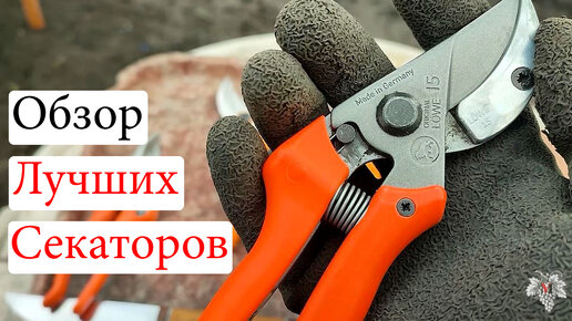 Лучшие секаторы для работы в саду и на винограднике