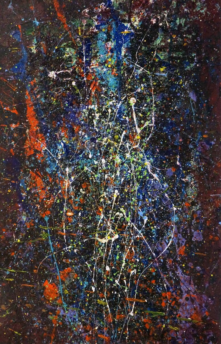 Смирнов Феликс ЭроГенный танец 78х46 холст смешанная техника 2019 г 