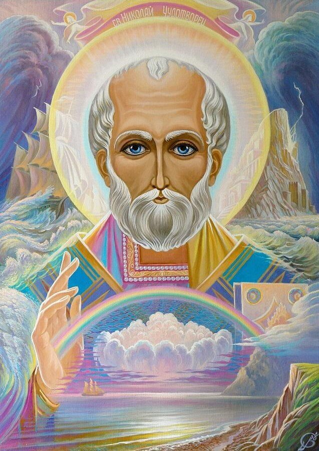 Художник Суворов Владимир Николаевич. Николай Чудотворец. http://artpo.ru/gallery/paintings/3078_artist/p48265
