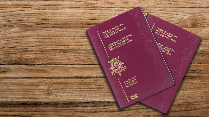 Весёлый бельгийский загранпаспорт