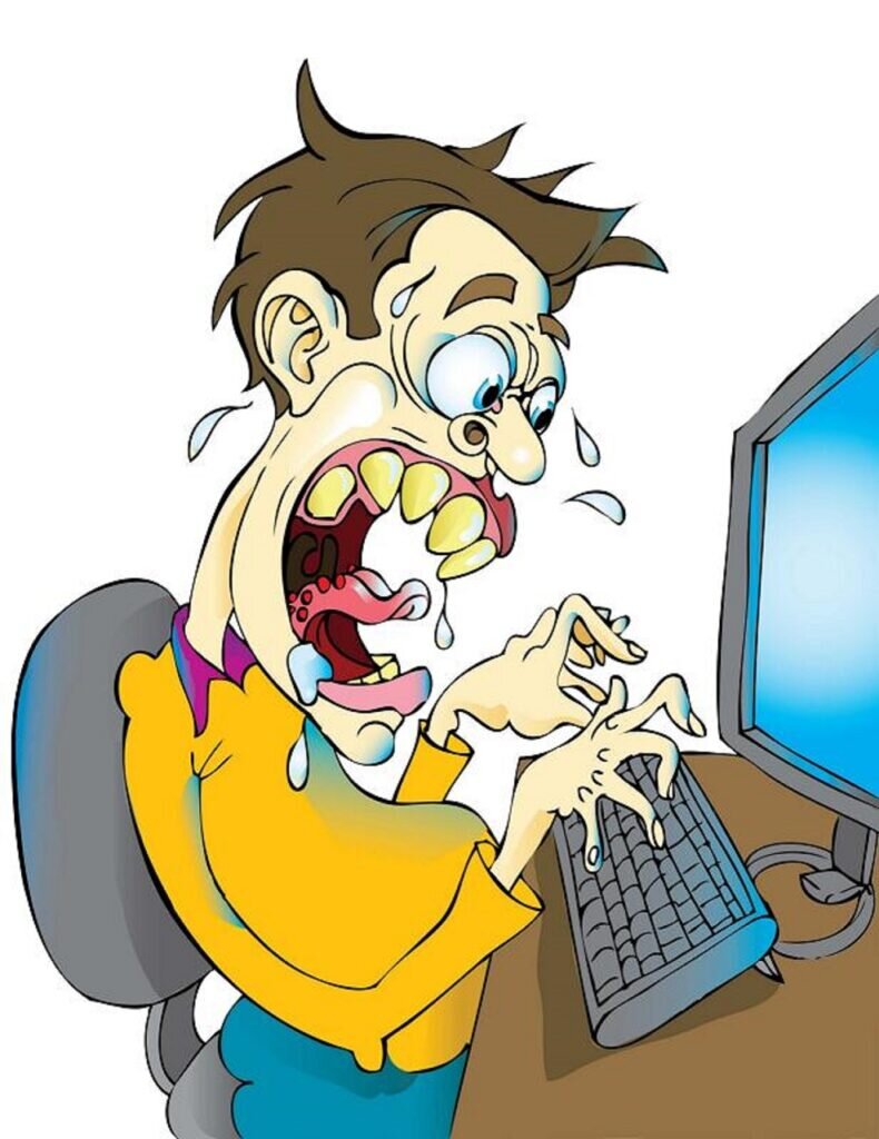 Схематическое, собирательное изображение псевдожурналиста.  