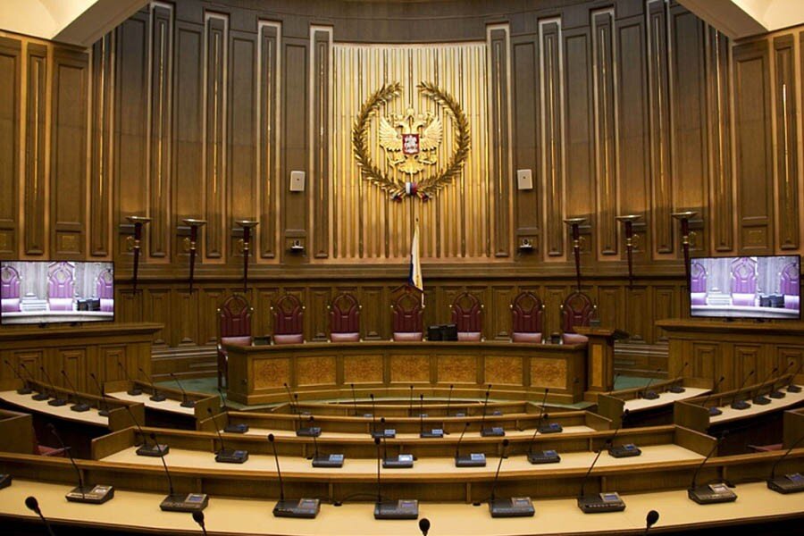 Зал заседаний Верховного суда России